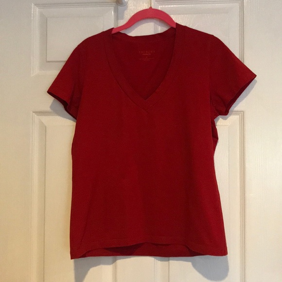 Talbots Tops - Medium Talbots Red/Burgundy T-Shirt